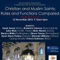 Christian and Muslim saints Nov 2015