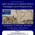 Latin America in global history Feb 2014
