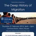 Deep history of migration Feb 2013